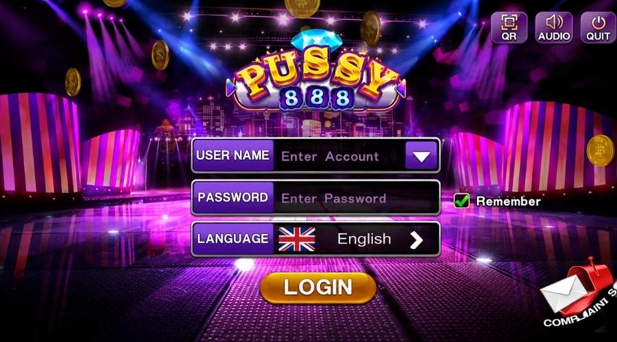 Pussy888 login banner